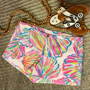Lilly Pulitzer Addie Shorts - Shellabrate Size 12